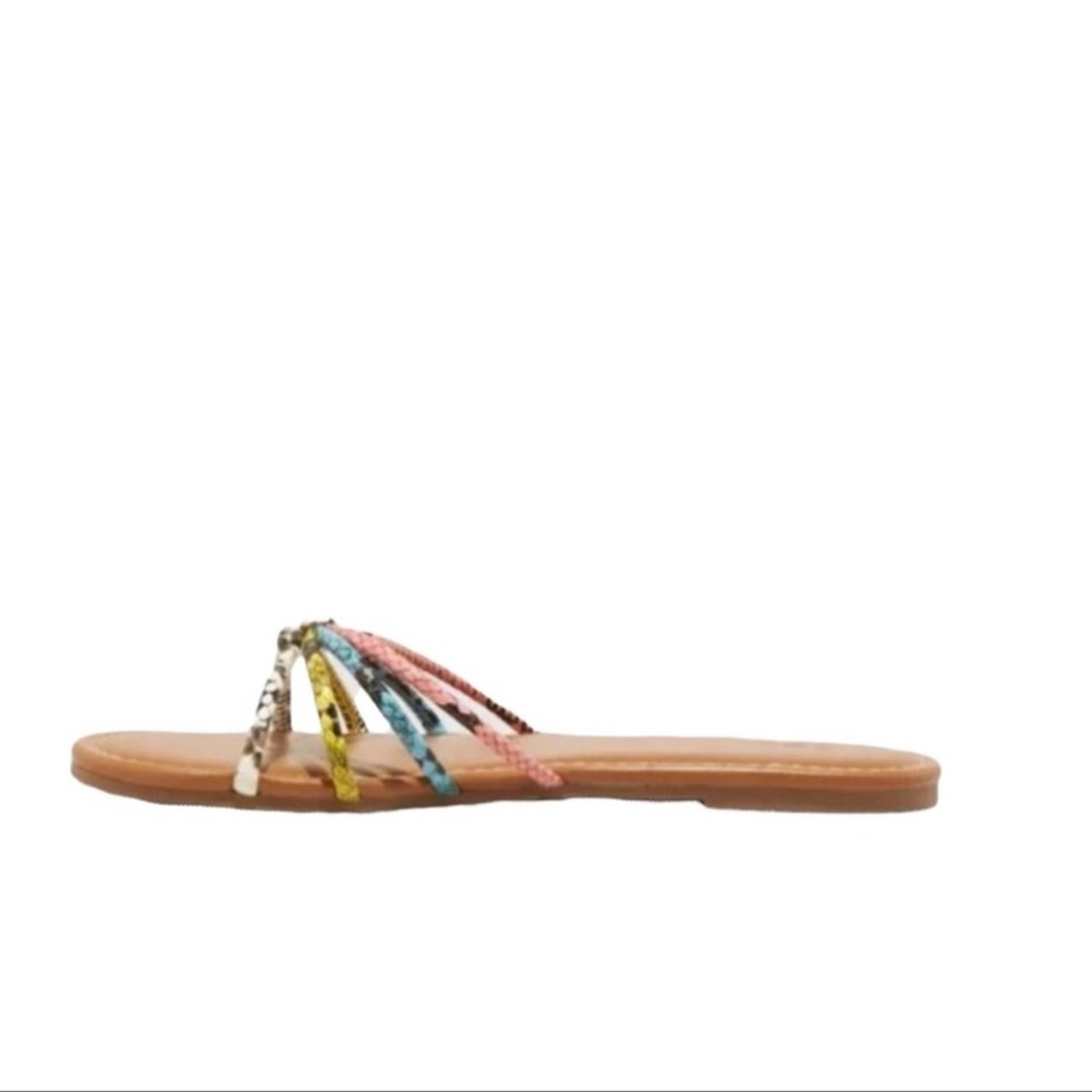 Shade & Shore Sandals Womens Size 10 Eliza Knotted Strappy Multicolor Nwt 10 — image 3 of 5